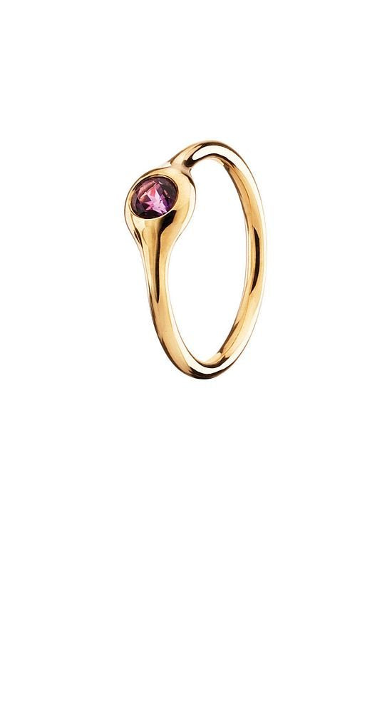 Pandora 970103AMP-57 - Anillo de oro amarillo de 18 quilates, talla 17 (18,16 mm)