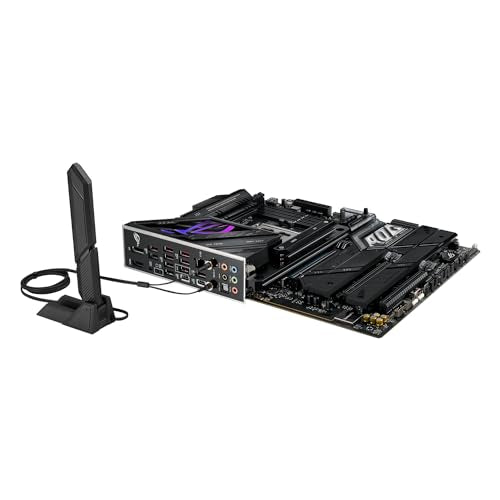 ASUS ROG Strix Z790-E Gaming WiFi II Intel Z790 Placa Base (LGA 1700 ATX, 18+1 etapas de Potencia, DDR5, 5 Ranuras M.2 con disipadores, PCIe 5.0, WiFi 7, USB 20Gbps y Aura Sync RGB)