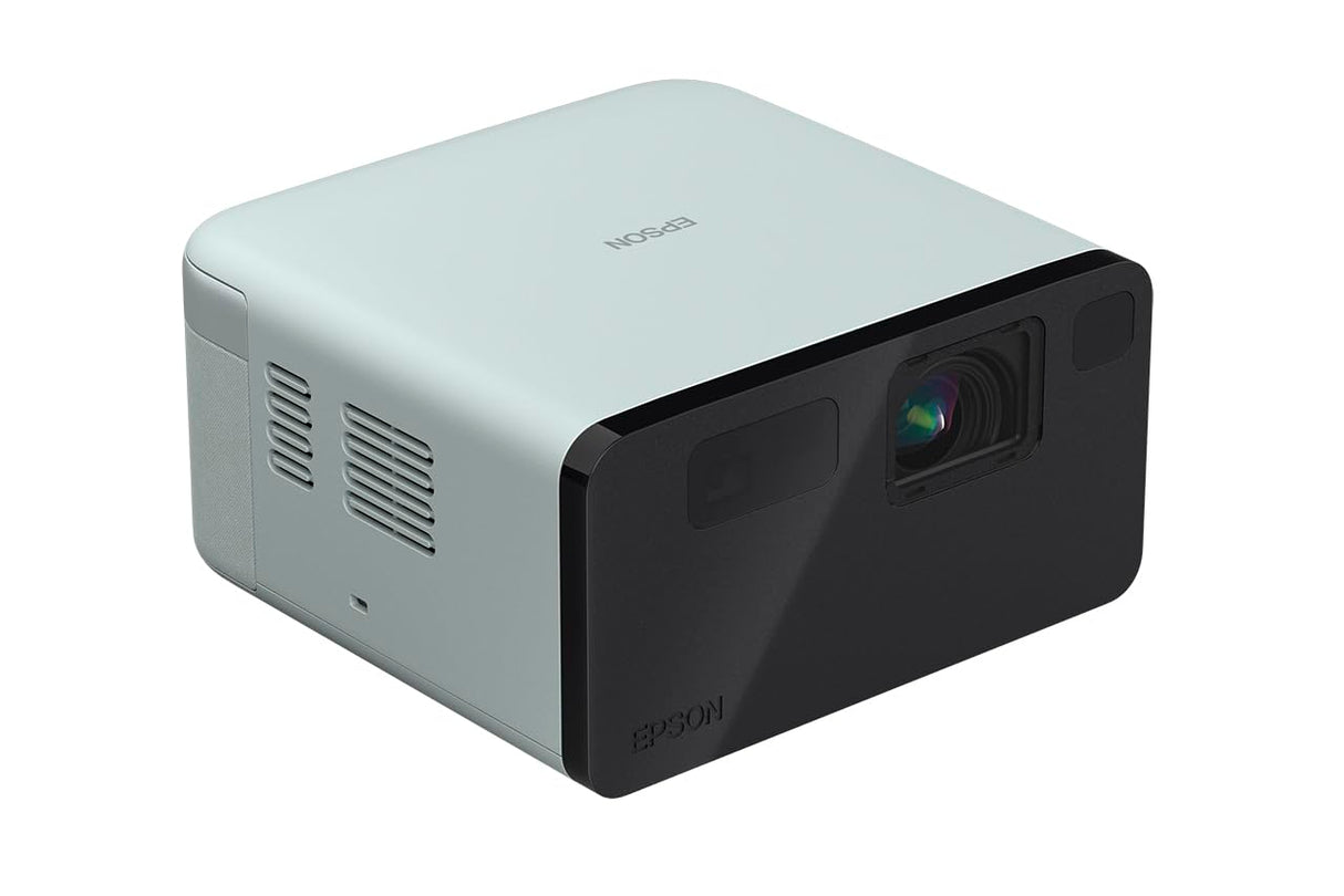 Epson EF-21G Mini Smart Laser Projector | Proyector Portátil Full HD, 1920 x 1080p, Altavoz Bluetooth de 5W, Proyección a Pared, Suelo o Techo, 1000 Lúmenes, Google TV | 150", Verde