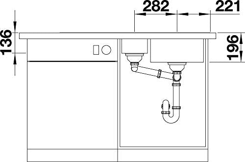 BLANCO DIVON II 6 S-IF 521662 Mueble bajo de 60 cm