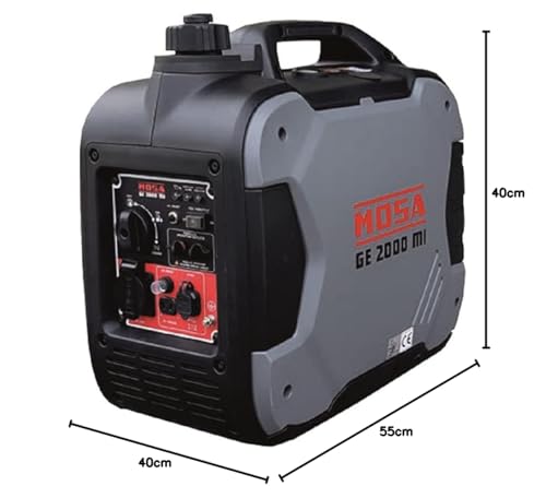 Mosa Generador Inverter GE 2000 MI Gasolina Gris