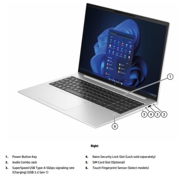 HP Inc Notebook Marca Modelo EBK 860 G10 I7 32/1TB W11P OLED 3YW