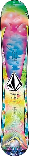 Nitro Tabla de Snowboard para Hombre Alternaturor X Volcom BRD´24, Allmountainboard, Directional, CAM-out Camber, All-Terrain, Mid-Wide hasta Wide, según la Longitud, gráfico Trippy Volcom – Artista: