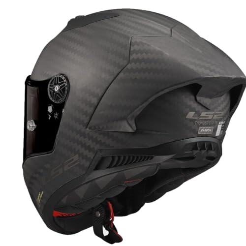 LS2, Casco Moto Integral THUNDER CARBON GP PRO FIM Matt Carbon, S