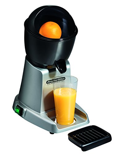 Hamilton Beach 66900 de CE de Proctor Silex eléctrico exprimidor, Negro/Gris