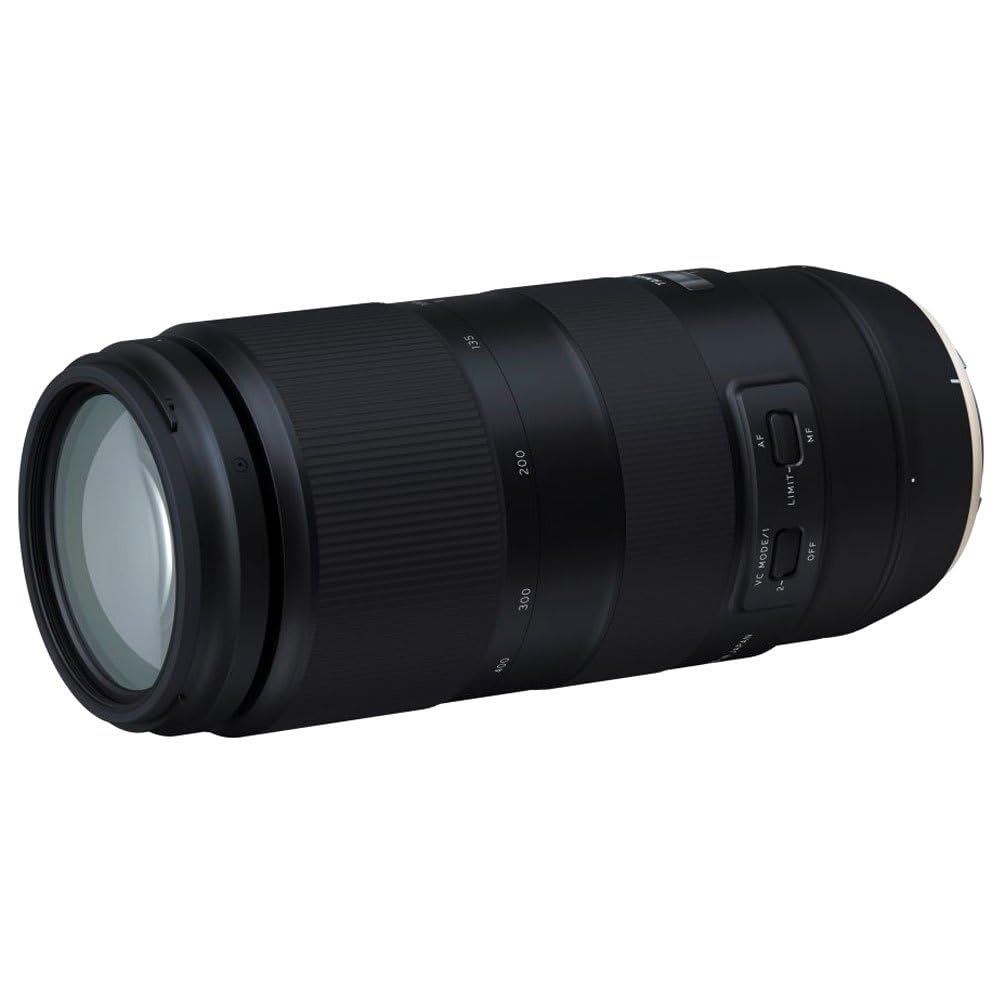 Tamron T80199 - Objetivo para cámara Nikon (Distancia Focal 100-400 mm, Apertura F/4.5-6.3, Di, Vibration Compensation y Ultrasonic Silent Drive) Negro
