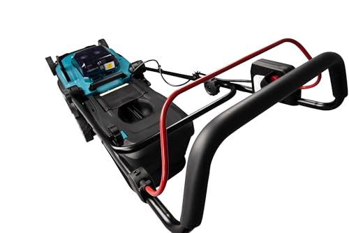 Makita DLM382PM2 - Cortacésped doble de iones de litio LXT de 18 V (36 V) de 38 cm con 2 baterías de 4,0 Ah y cargador de doble puerto