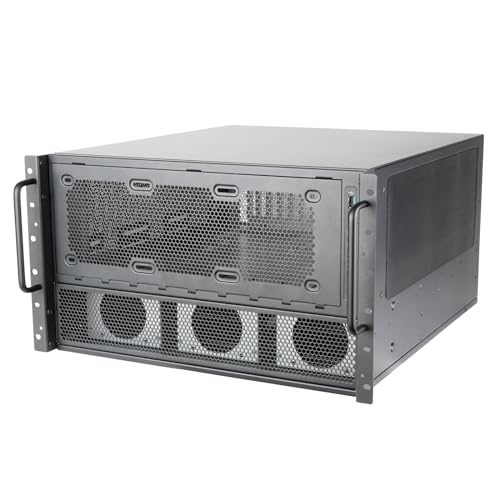 SilverStone Technology RM600, Chasis Rack 6U Que Dispone de Compatibilidad para FA Dual y Triple Disipador de 360mm, SST-RM600