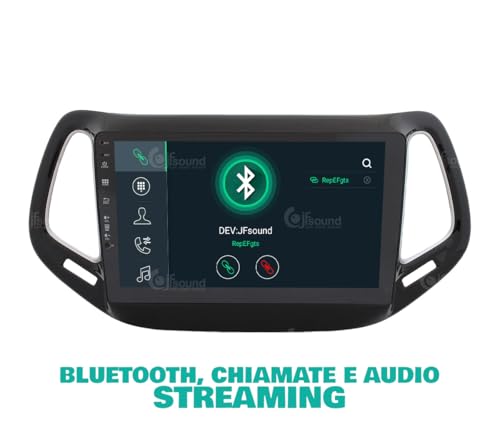 Radio de Coche para Jeep Compass Android GPS Bluetooth WiFi USB Dab+ Touchscreen 10" 8core Carplay AndroidAuto