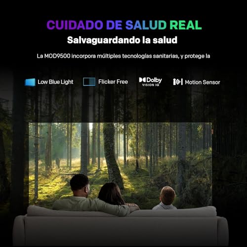 Metz Smart TV 42" 4K OLED, 42MOD9500Z 120Hz Google TV con Dolby Vision IQ, Dolby Atmos, Chameleon Extreme 3.0, HDR 10+, Sonido 2.1.2ch, Sensor de Movimiento Eye Care TV, DVB-T/-T2/-C/-S/-S2, Ci+