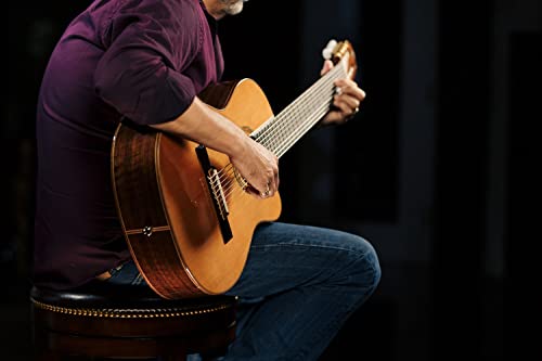 ORTEGA Performer Series Classical Guitar 44 8 String Cedro natural y funda RCE159-8