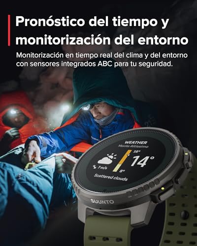 SUUNTO Vertical Reloj Deportivo - Smartwatch GPS, GPS de Doble Frecuencia, Mapas sin Conexión Gratuitos, Autonomía de hasta 50 Días, Carcasa Resistente Militarmente, Resistente al Agua hasta 100m