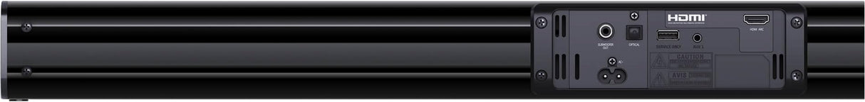 Sharp HT-SBW110 2.1 Slim - Barra de Sonido Cine en casa (Bluetooth, HDMI ARC/CEC, Potencia máxima Total de Salida: 180w, Audio óptico Digital, AUX, 80 cm) Color Negro