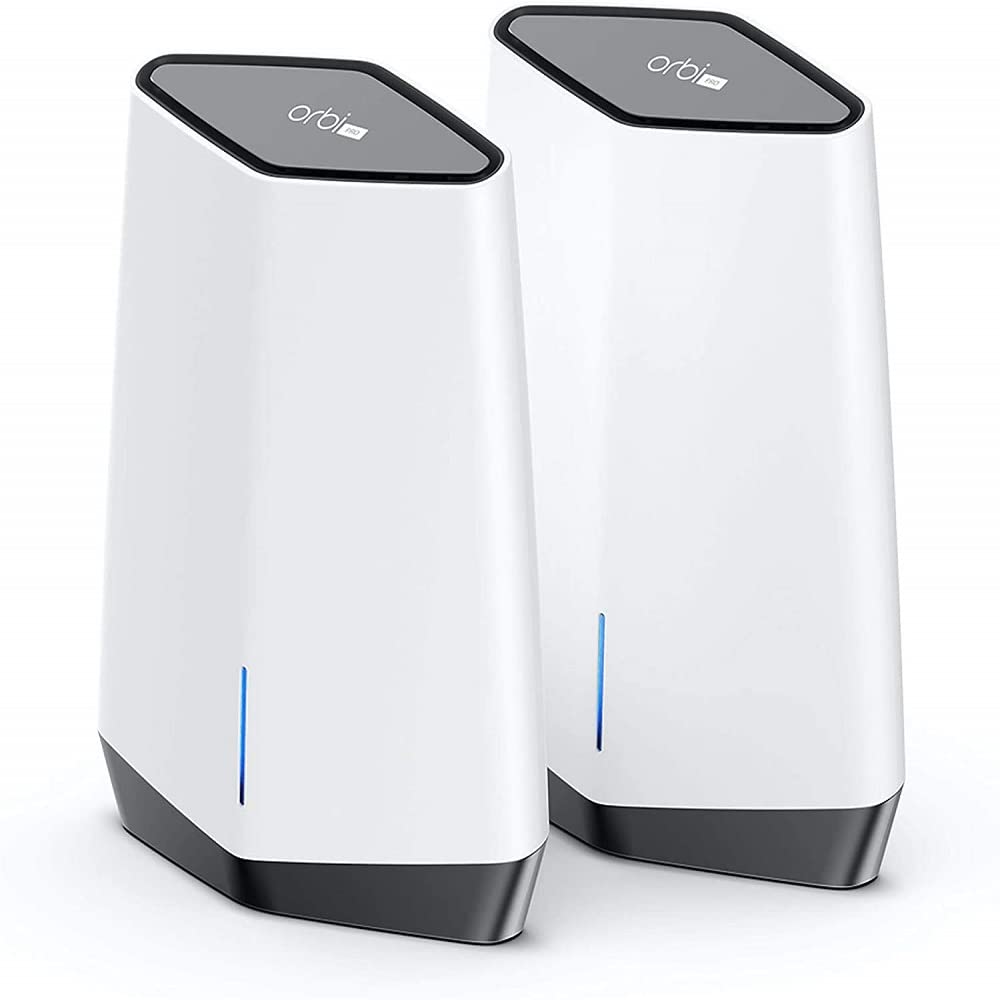 NETGEAR Orbi Sistema Mesh WiFi 6 Tribanda SXK80 - (1 router y 1 satélite) Cobertura de hasta 400 m²