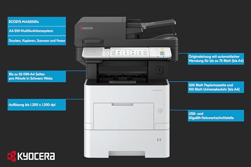 KYOCERA Impresora Multifunción ECOSYS MA5500IFX