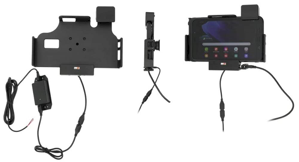 Brodit Soporte para Dispositivos 747225, Fabricado en Suecia, con función de Carga para tabletas, Samsung Galaxy Tab Active 2 SM-T390/SM-T395, Galaxy Tab Active 3 SM-T570/SM-T575