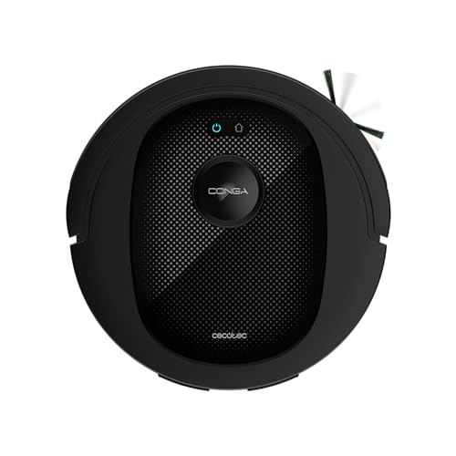 Cecotec Robot Aspirador Conga 7490 Ultimate Home X-Treme, 2600 Pa, 120 min autonomía, navegación láser y Base de autovaciado, Limpieza 4 en 1, Cepillo Central multifunción, App