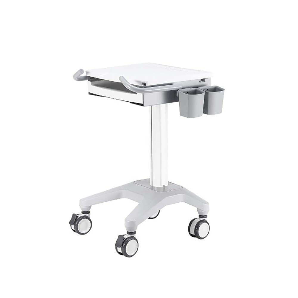Newstar El médica cesta portátil - Soporte para equipo multimedia (Carro multimedia, Blanco, Portátil, 5 kg, 25,4 cm (10"), 43,2 cm (17"))