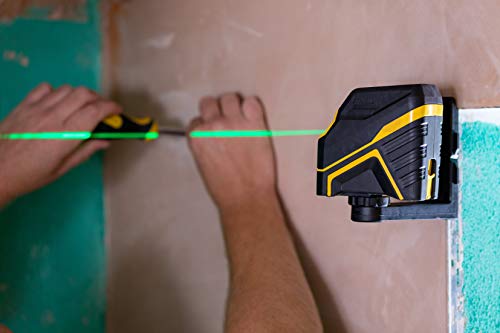 Stanley - FatMax FMHT77586-1 - Nivel láser líneas cruzadas verde, 20 m