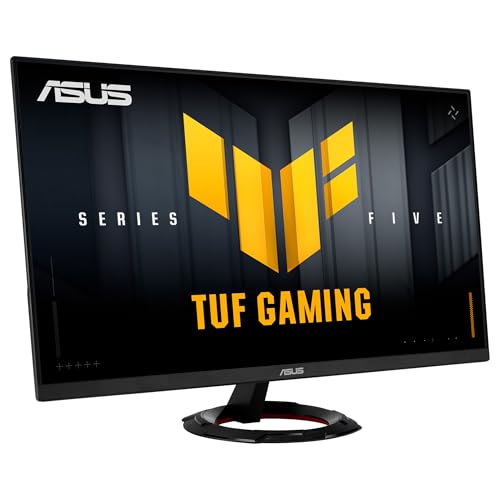 ASUS TUF Gaming VG249Q5R Monitor de 23,8 Pulgadas, Full HD (1920 x 1080), 200 Hz, Fast IPS, ELMB, 0.3 ms GTG (mín), Altavoz estéreo, DisplayWidget Center, AI Visual