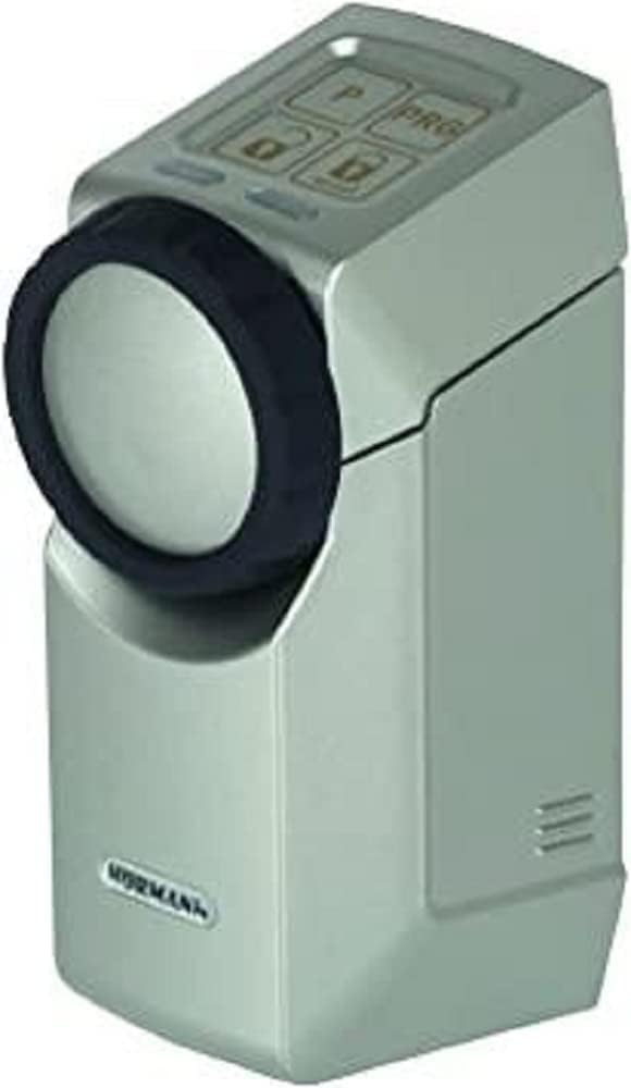 Hörmann Accionamiento de cerradura de puerta inalámbrico plateado (accionamiento para puerta de casa o apartamento, incluye mando HSE4-SK) 4511087