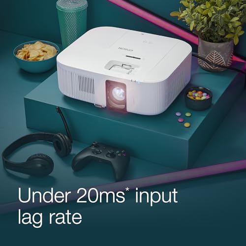Epson EH-TW6150, Proyector 4K Pro-UHD Home Cinema & Gaming, 2800 lúmenes, Contraste 35.000:1, Lámpara Larga Duración 7500 Horas, Pantalla hasta 500”, Tecnología 3LCD