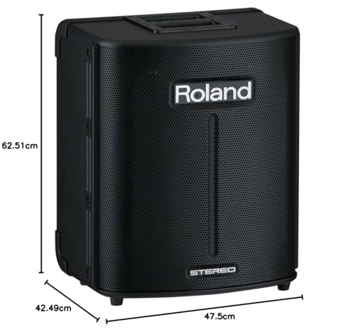Amplificador estéreo portátil Roland BA-330 — Sistema de PA digital portátil, negro