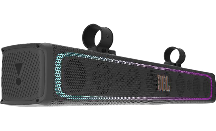 JBL Altavoz RallyBar XL de 35" - Barra de Sonido Bluetooth Exterior para Vehículos y Barco Marino con 14 Altavoces Potente Resistentes al Agua, Amplificador de 300 W rms, Iluminación LED y Subwoofer