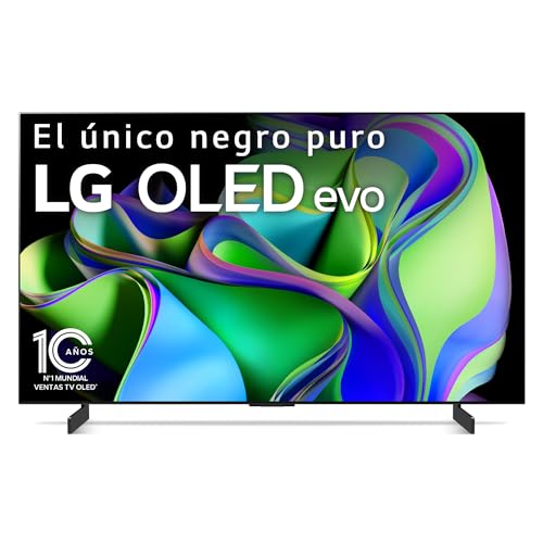 LG OLED42C35LA 42", 4K OLED EVO, Smart TV, webOS23, Procesador Máxima Potencia, Dolby Vision, Dolby Atmos, Gaming, Alexa/Google Assistant