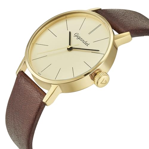 Gigandet Reloj Analógico para Mujeres de Cuarzo japonés con Correa en Cuero 15VNAG43NE/009