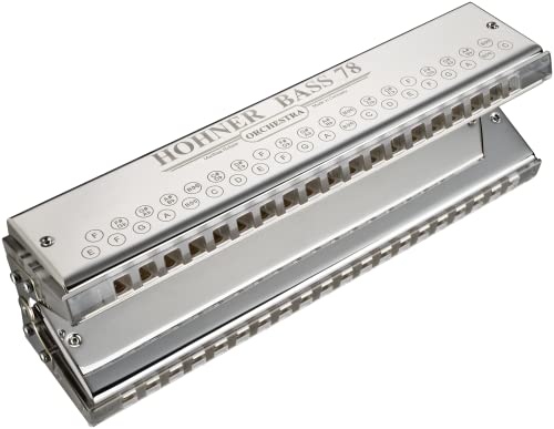 HOHNER Armónica, orquesta, bajo 78, E - c2