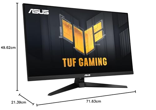 ASUS TUF Gaming VG32AQA1A - Monitor Gaming de 31,5 pulgadas WQHD (2560 x 1440), Overclock a 170 Hz, Extreme Low Motion Blur, Freesync Premium, 1 ms (MPRT), Shadow Boost, HDR, DisplayWidget Lite