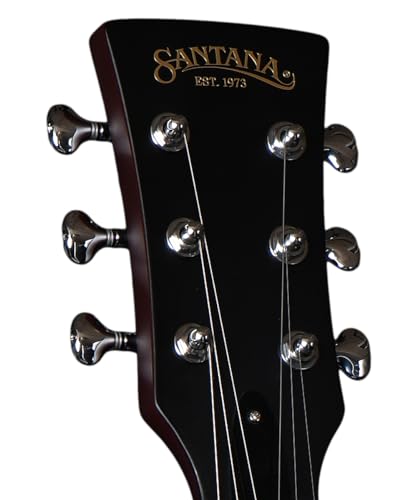 Santana Draco Standard MOR - Guitarra eléctrica, modelo SG, mástil de caoba, Roble granate rojo
