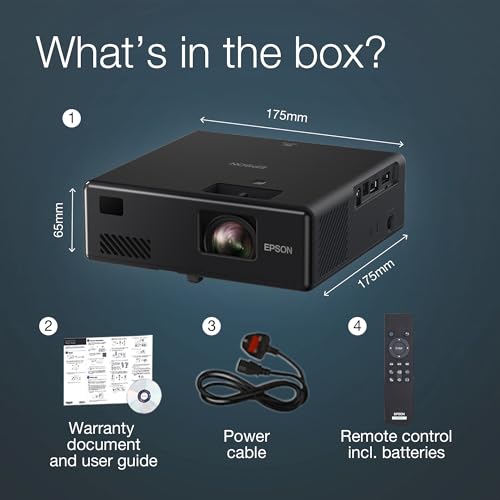 Epson EF-11 - Proyector 3LCD (Full HD, WiFi, Miracast, contraste 2500.000:1)