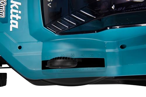 WDERNI Makita DLM432PT2 Akku-Rasenmäher 2x18V / 5,0 Ah, 2 Akkus + Doppelladegerät, 36 V, Gasolina