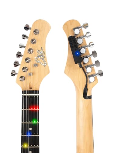 VISUAL NOTE - Kit F, dispositivo para aprender y enseñar la guitarra, compuesto por una lámina LED RGB para el teclado y una aplicación, compatible con eléctricas y acústicas escala de 648 mm