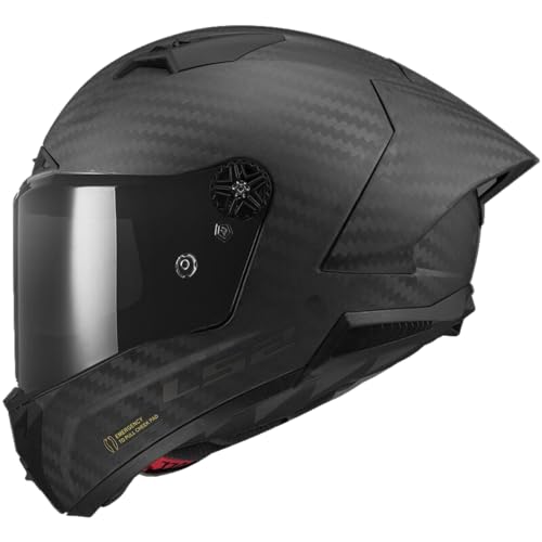LS2, Casco Moto Integral THUNDER CARBON GP PRO FIM Matt Carbon, S
