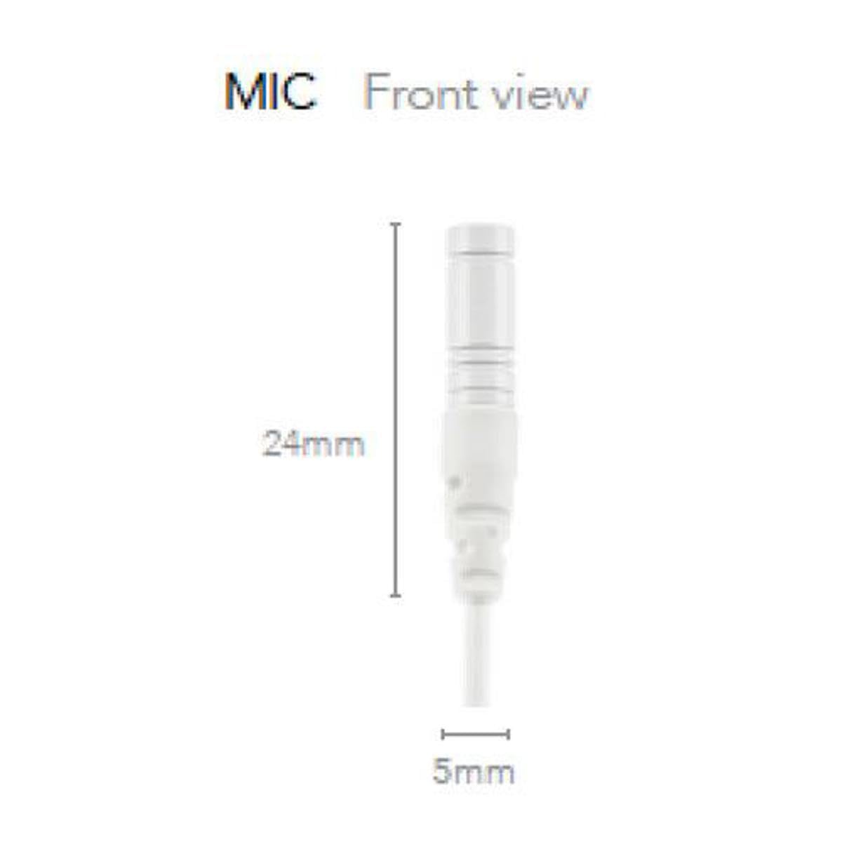 RØDE Lavalier GO Professional Lavalier/Lapel Microphone Broadcast, Cine, Creación de contenido, Ubicación y Grabación de voz en estudio - Blanco