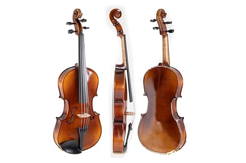 GEWA Viola Serie Allegro VA1-39,5 cm, listo para jugar, incluye maletín de Viola, arco Massaranduba, cuerdas Thomastik Infeld AlphaYue