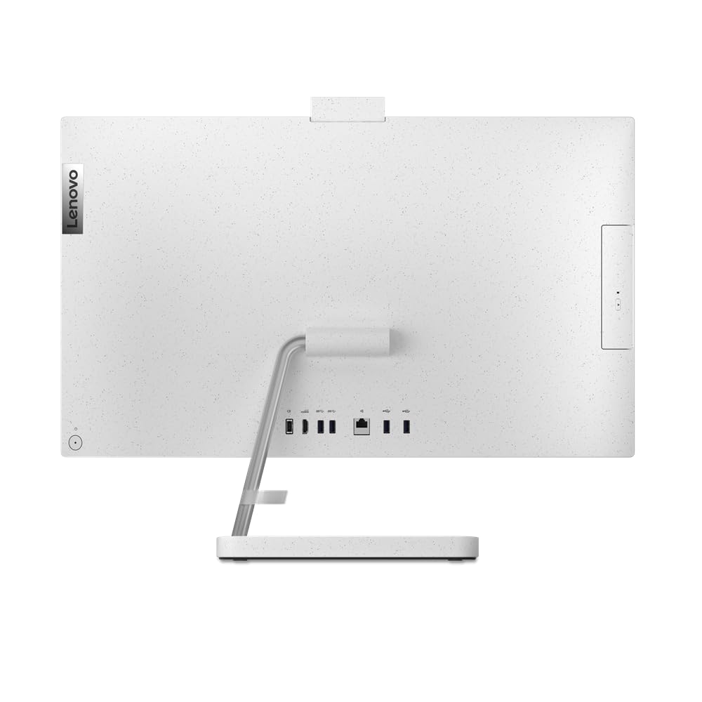 Lenovo IdeaCentre AIO 3 Ordenador de sobremesa, Pantalla 27" FullHD (AMD Ryzen 5 7530U, 16 GB RAM, 512 GB SSD, AMD Radeon Graphics, Windows 11 Home) Teclado QWERTY Español, Blanco, 27 Pulgadas