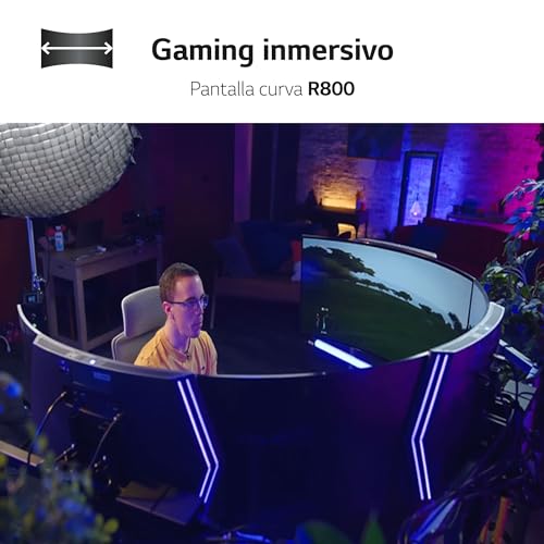 LG 45GR95QE-B - Monitor Gaming Ultragear (OLED: 3440x1400, 21:9, 200cd/m², 1.5M:1, 0.03ms, 240Hz, DCI-P3>90%, HDR10); diag. 113cm; HDMI, USB-A; NVIDIA G-Sync, AMD FreeSync Premium, Negro