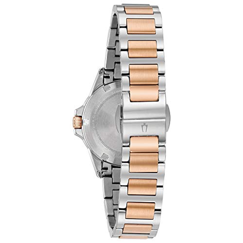 Bulova Reloj Analógico para Mujer de Cuarzo con Correa en Acero Inoxidable 98R234