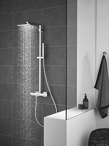 Grohe 26087000 Euphoria Cube XXL 230 - Sistema de ducha con termostato cuadrado 230mm