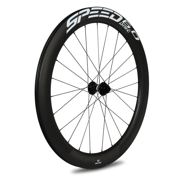 veltec Juego de Ruedas Speed 6.0 18 mm SR Disc Shimano 12 x 100/12 x 142, Adultos Unisex, Negro/Blanco, 622-18
