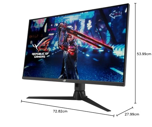 Asus ROG Strix XG32UQ - Monitor Gaming de 32 Pulgadas, 4K UHD, Fast IPS, 160 Hz OC, 1 ms GTG, NVIDIA G-Sync, FreeSync Premium Pro, Variable Overdrive, Display HDR 600, DCI-P3