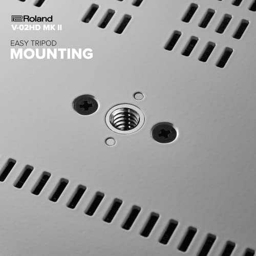 Roland V-02HD MK II Mezclador de vídeo para streaming, Black