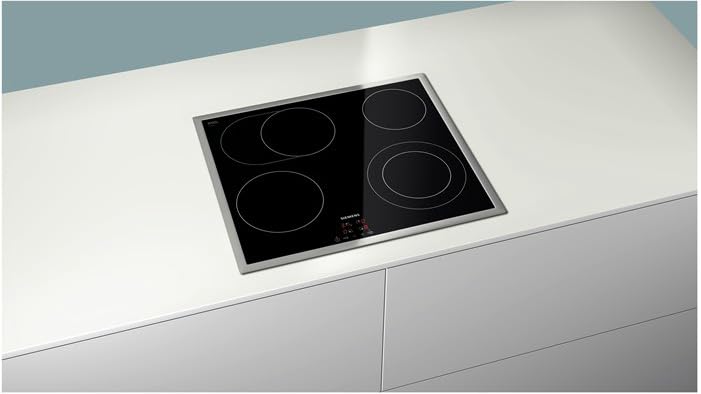 Siemens ET645HN17E hobs Negro Integrado (colocación) Cerámico 4 zone(s)