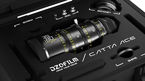 DZOFILM Cine Lens Catta Ace Zoom 35-80 T2.9 Black for PL/EF Mount (VV/FF) (Caja)