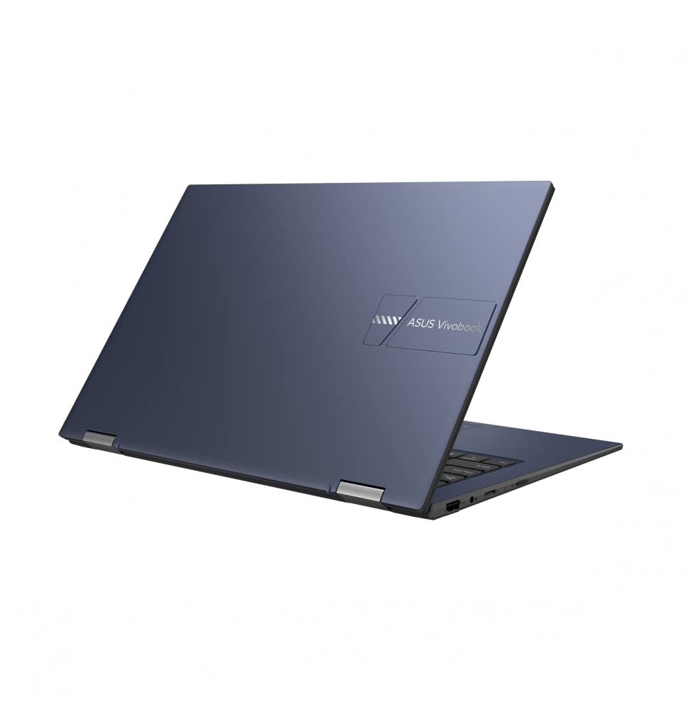 Asus VivoBook Go 14 Flip TP1400KA-EC040WS - Portátil 14" Full HD (Celeron N4500, 4GB RAM, 128GB eMMC, UHD Graphics, Windows 11 Home in S Mode) Azul Tranquilo - Teclado QWERTY español