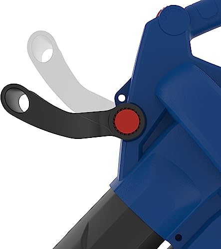 Güde Aspirador de hojas LS 36-302-30 (36 V, función de aspiración 480 m³/h, función de soplado 230 km/h, VarioSpeed, tasa de función de trituración 8:1, saco de 45 l, ruedas, incluye 2 x 18 V cada 3,0